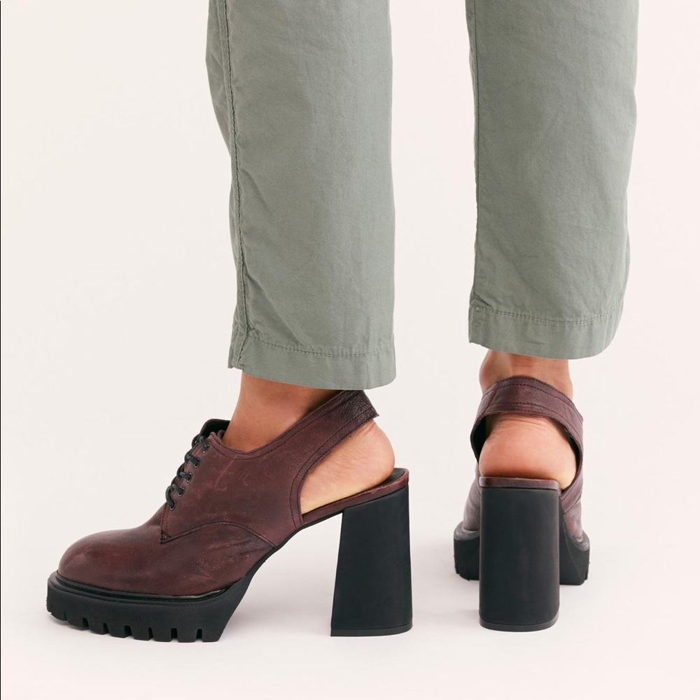 NWT Free People Salem Slingback Platform shoes - Picture 2 of 12